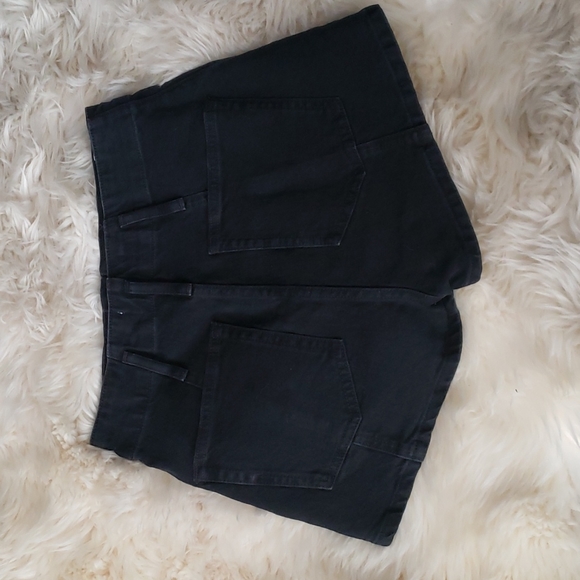 Reformation Womens Black Jean Shorts 27 - Picture 7 of 8